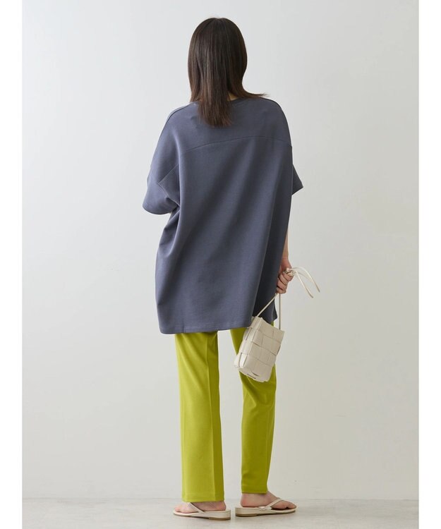 AMERICAN HOLIC ミニ裏毛ポンチョチュニック1 Charcoal Gray