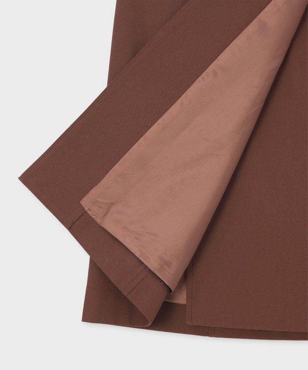 Paul Smith コットンギャバジン Aラインスカート チェスナット