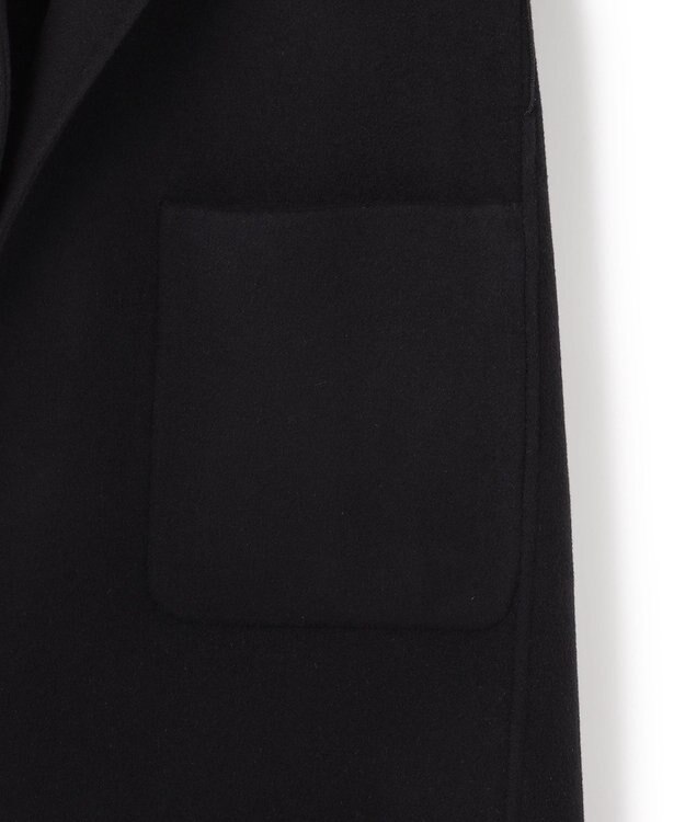 JOSEPH ダブルフェイスカラーブロック　ラップコート Black/grey