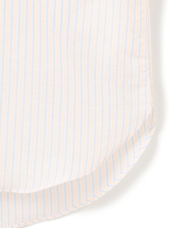 J.PRESS MEN 【WEB・一部店舗限定】コットンリネンマルチストライプ シャツ / B.D. オレンジ系1