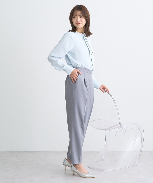 earth music&ecology テーパードパンツ Gray Mixture