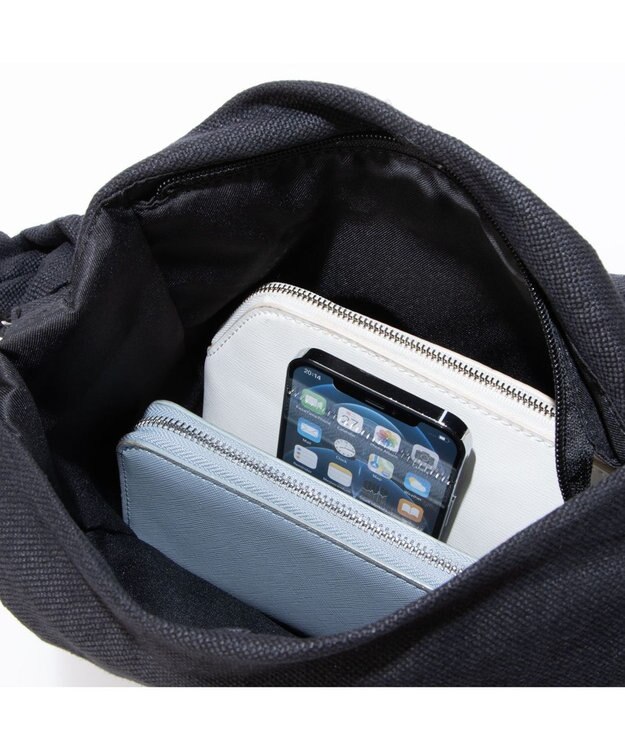 LA BAGAGERIE サイドノット リネンショルダー Sサイズ ブラック