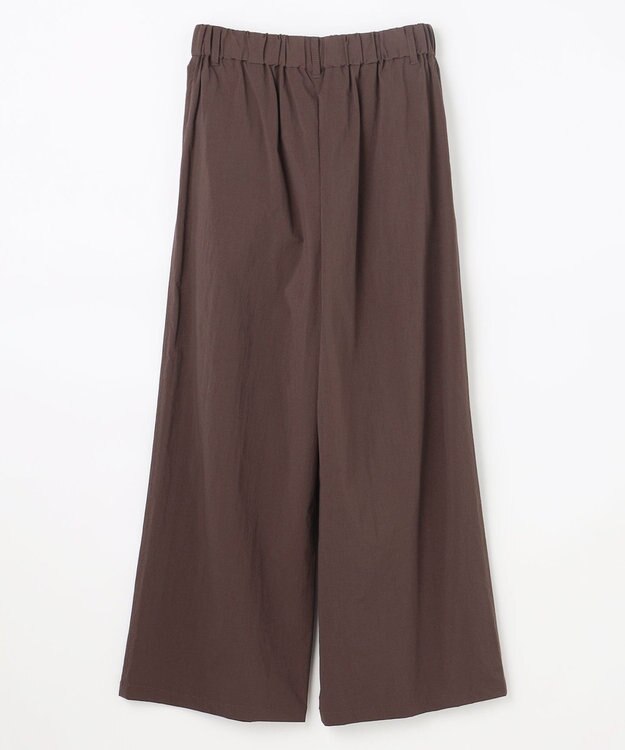 ANY L 撥水ナイロンタックパンツ ブラウン