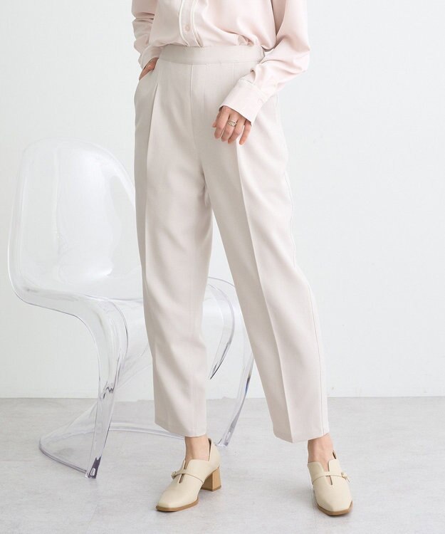 earth music&ecology テーパードパンツ Light Beige