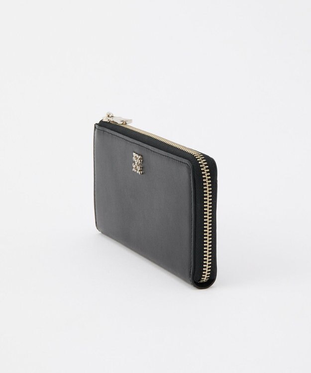 russet ミニモノグラムプレートロングウォレット(SO-418) Black