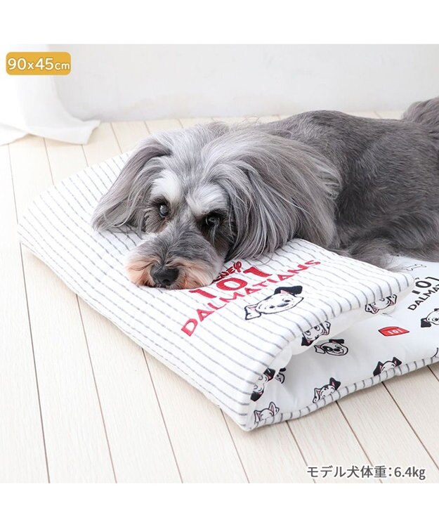 PET PARADISE ディズニー 101匹わんちゃん クールロールマット 小型犬 白～オフホワイト
