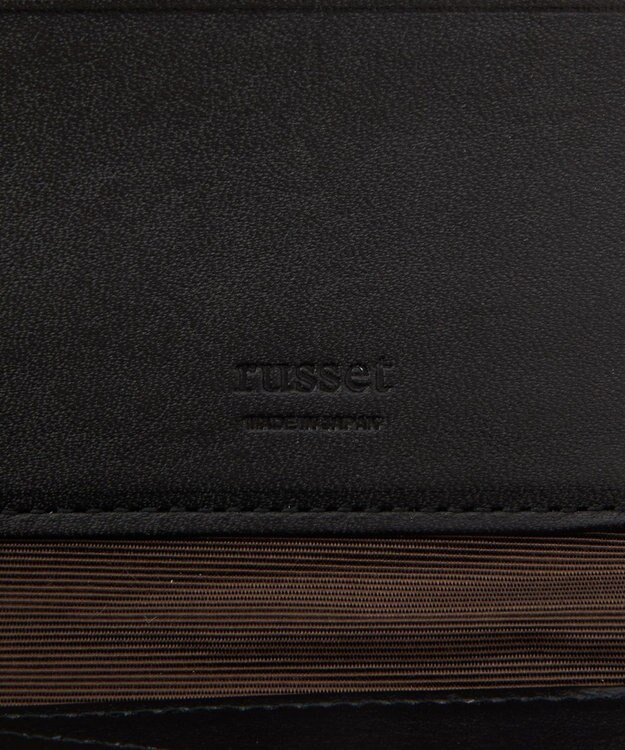 russet ミニモノグラムプレートロングウォレット(SO-418) Black