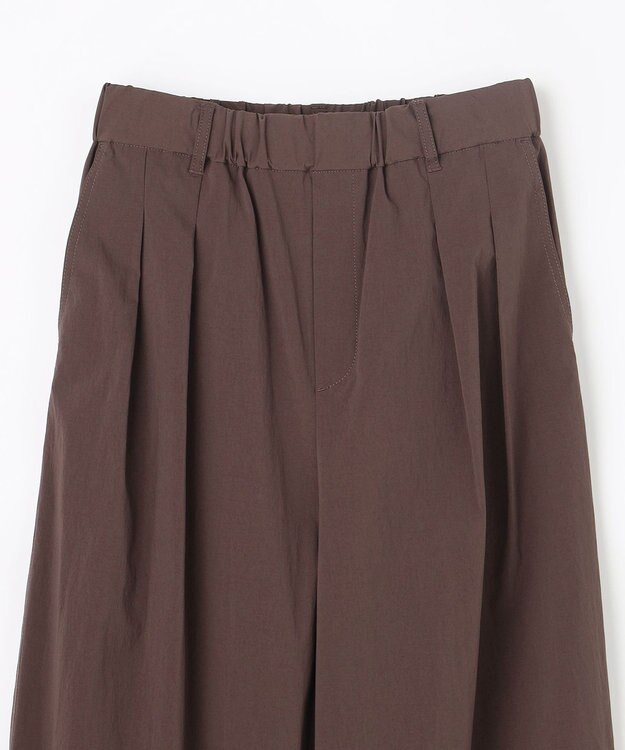 ANY L 撥水ナイロンタックパンツ ブラウン