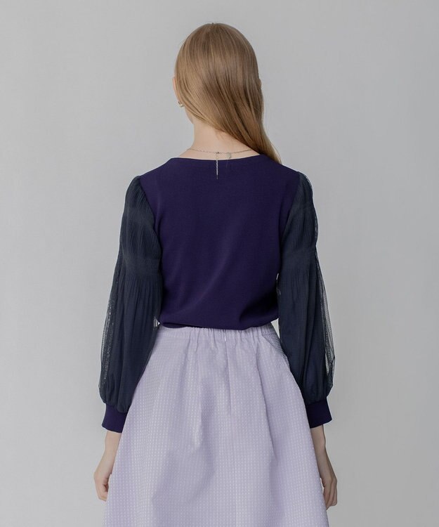 TOCCA 【洗える！】RIPPLE プルオーバー ネイビー系