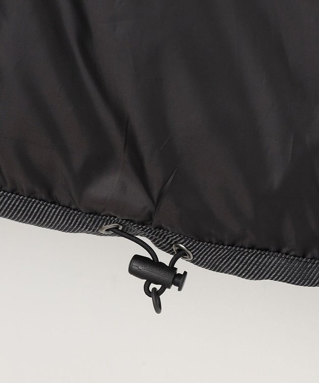 JOSEPH ABBOUD 【撥水/軽量/防風/フード取り外し可/ダウン】インターレースカルゼ  ダウン ブルゾン グレー系