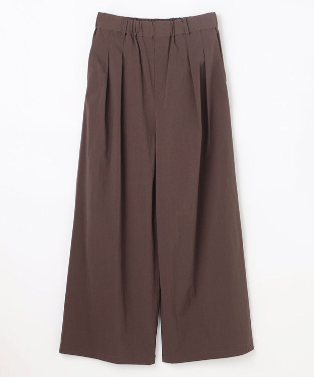 ANY L 撥水ナイロンタックパンツ ブラウン