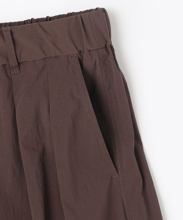 ANY L 撥水ナイロンタックパンツ ブラウン