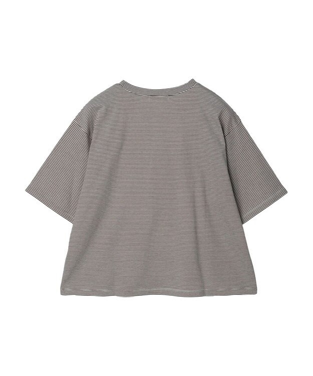 Green Parks 半袖ボーダーロゴＴＥＥ Brown