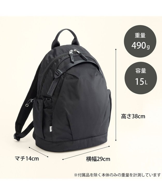 ACE BAGS & LUGGAGE W&.Day/Night アウリンコ ラウンドリュック B5 11.0インチタブレット 15173 ダブルアンドデイナイト ブラック