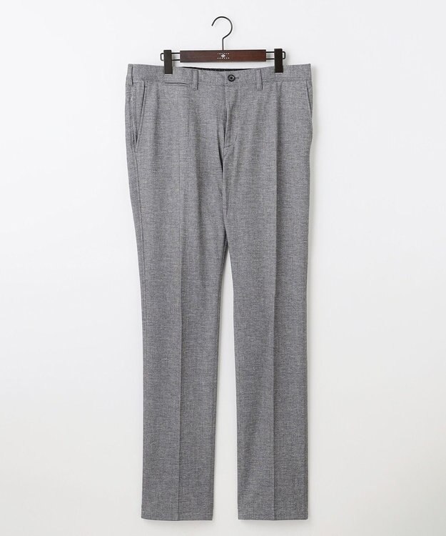 JOSEPH ABBOUD 【キングサイズ・ストレッチ/セットアップ/弱撥水】フランネル ジャージ パンツ ライトグレー系