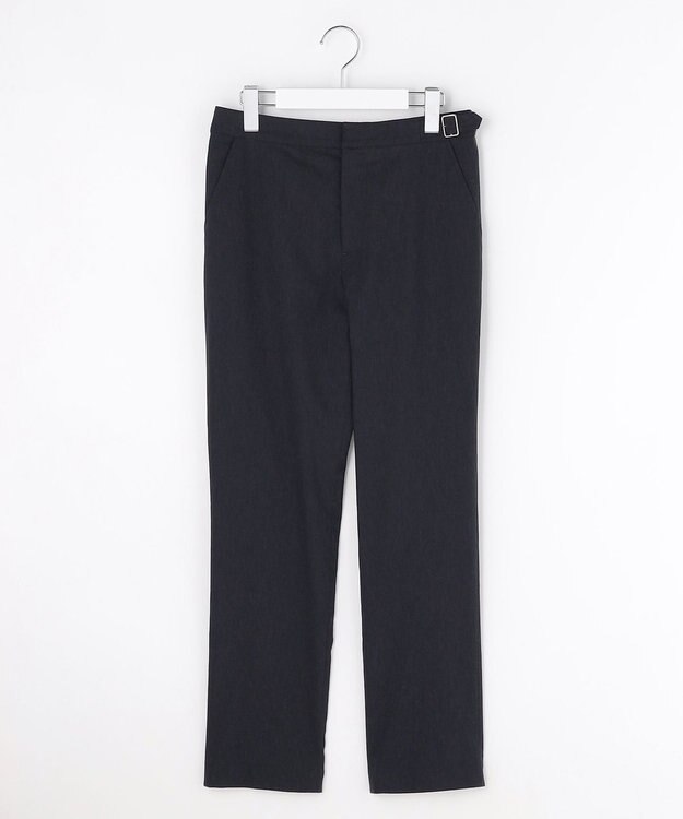 J.PRESS LADIES 【WEB限定カラーあり】セルロースリネンストレッチ テーパード パンツ ネイビー系