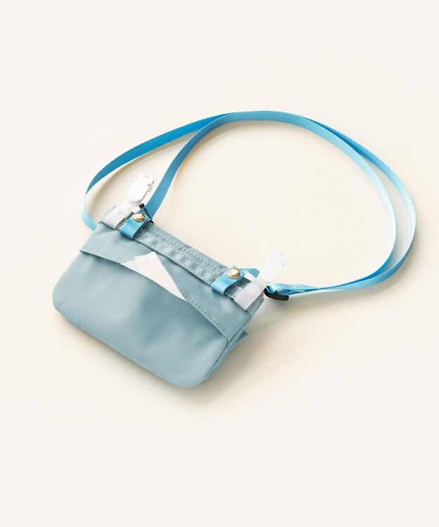 TOCCA BAMBINI 【WEB限定】RIBBON POCKET POUCH SHOULDER ポケットショルダー スカイブルー系