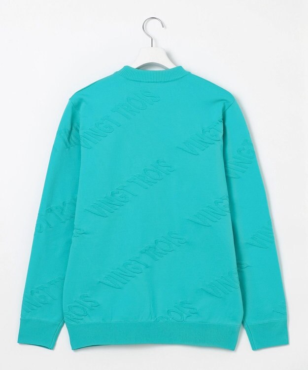 23区GOLF 【MEN】ロゴスポーツニット ターコイズブルー系