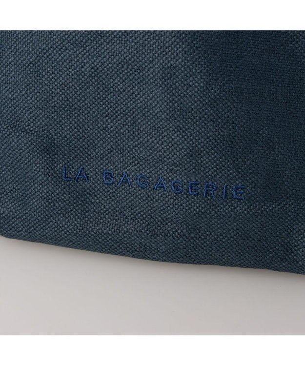LA BAGAGERIE サイドノット リネンショルダー Sサイズ ネイビー