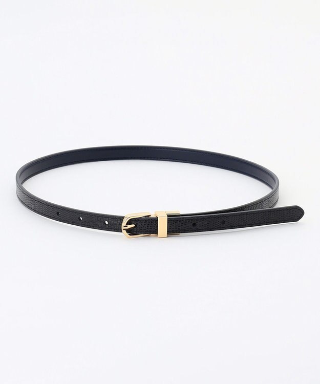 ANY 【WEB限定】リバーシブルメタルベルト ブラック×ネイビー