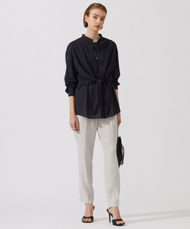 ICB 【洗える・接触冷感・UVケア】３WAYセットブラウス ネイビー系