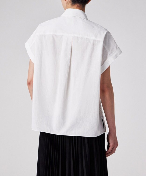 Paul Smith 【洗える】コットンレース 半袖シャツ ホワイト