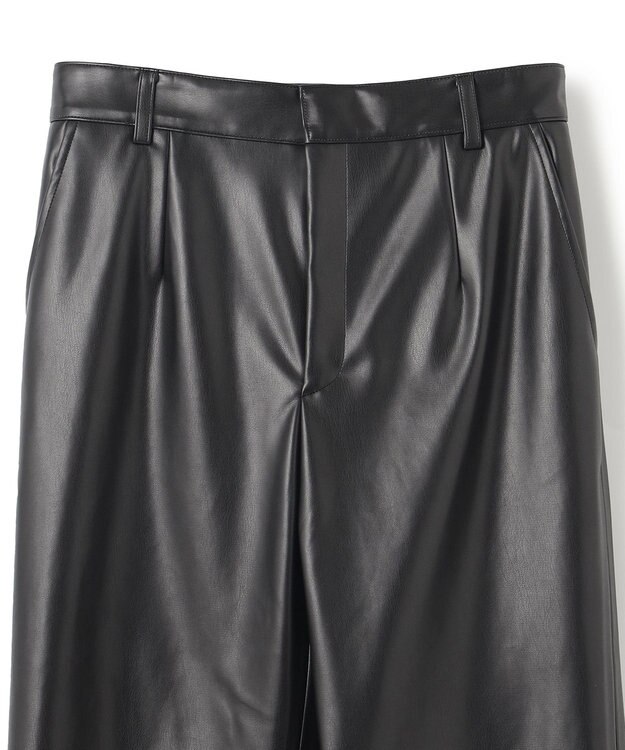 BEIGE， DUPHOT / レザーパンツ Black