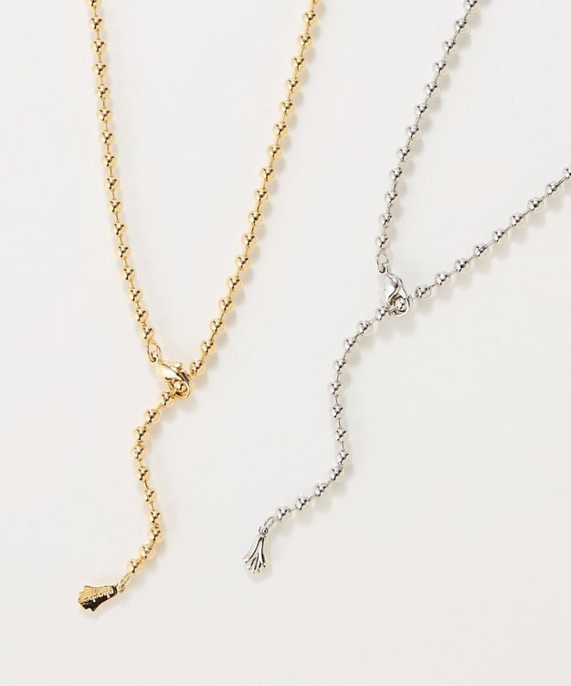 Phoebe 【金属アレルギー対応】ドットラインチョーカー　シルバー/ニッケルフリー/41.5cm シルバー