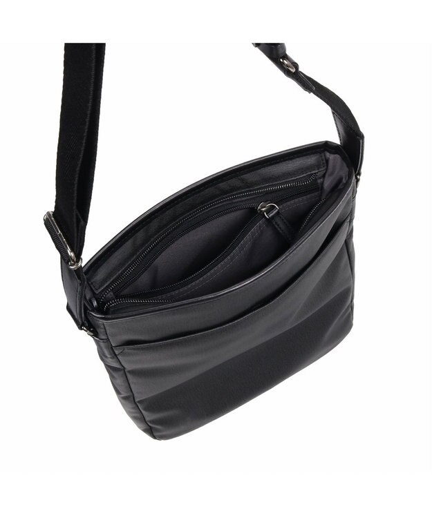 ACE BAGS & LUGGAGE ultima tokyo ディーノ ショルダーバッグ フロントファスナーポケット 68173 ウルティマトーキョー ブラック