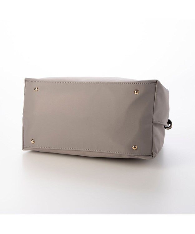 UNBILLION 【テレビ ドラマ着用アイテム】ペルケ perche / ナイロン×牛革付属ユーティリティ2wayトートS ライトベージュ