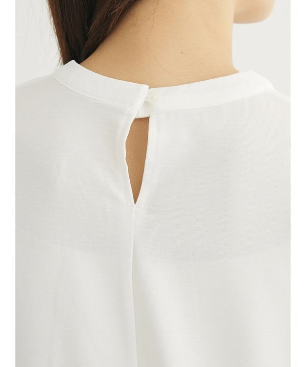 Green Parks 袖ジャガードドッキングプルオーバー Off White