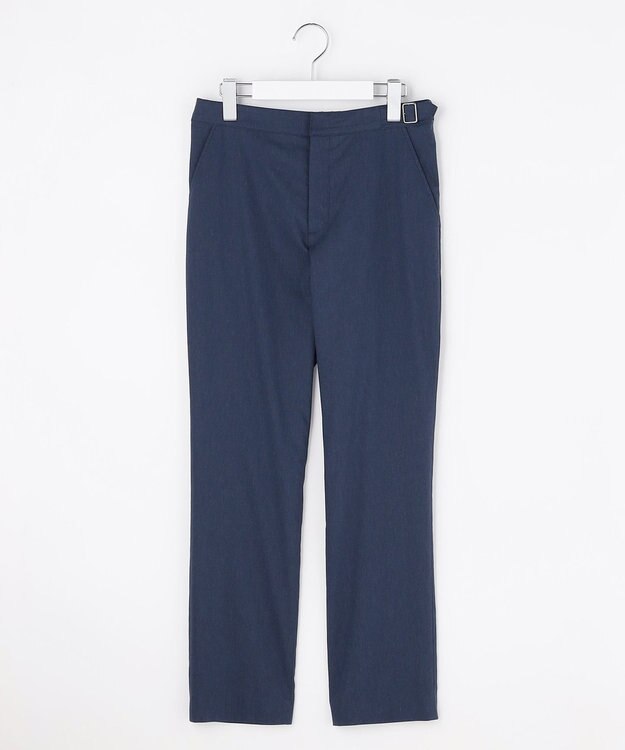 J.PRESS LADIES 【WEB限定カラーあり】セルロースリネンストレッチ テーパード パンツ ブルー系