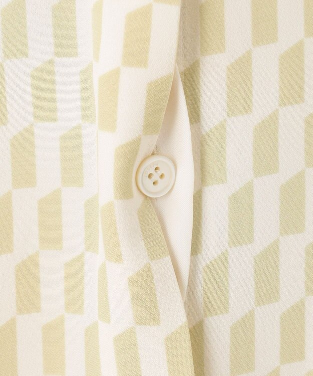 JOSEPH アルコーブプリント　ブラウス Pale Olive/Ivory