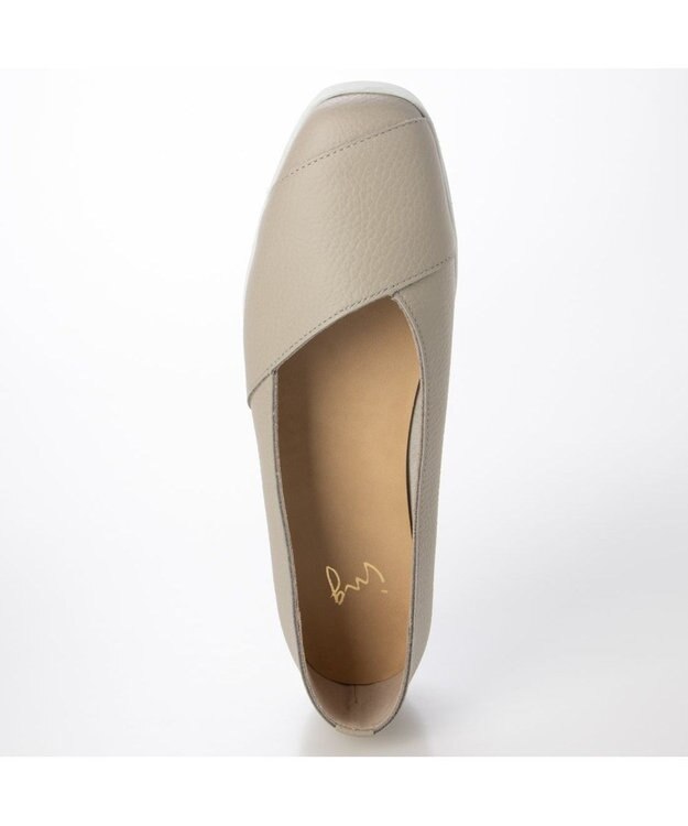 ing <ing>アシンメトリーデザインパンプス ライトグレー