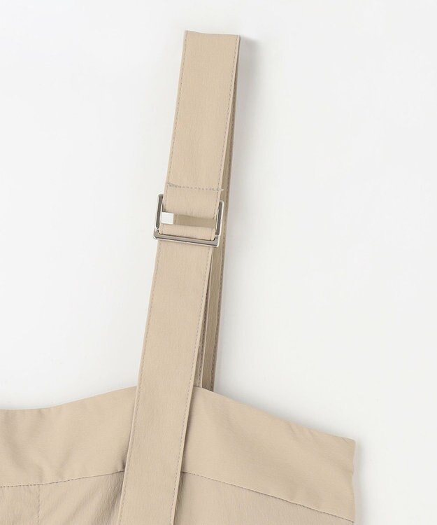 ANY L 【南明奈さんコラボ】撥水サロペット サンド