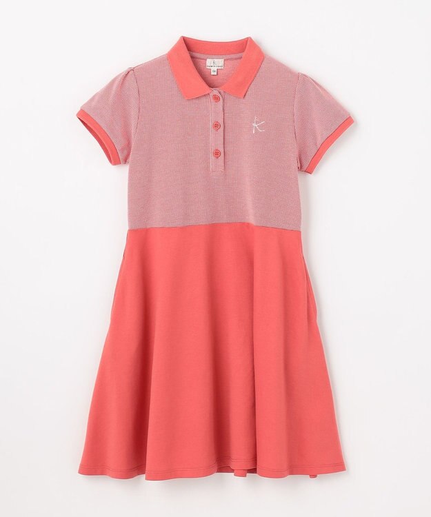 組曲 KIDS  【110-140㎝】 COOLMAXカノコワンピース レッド