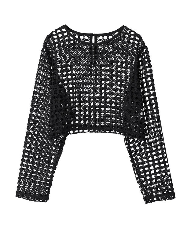 Green Parks ・ＳＵＧＡＲ　ＳＰＯＯＮ　ハナレースプルオーバー Black