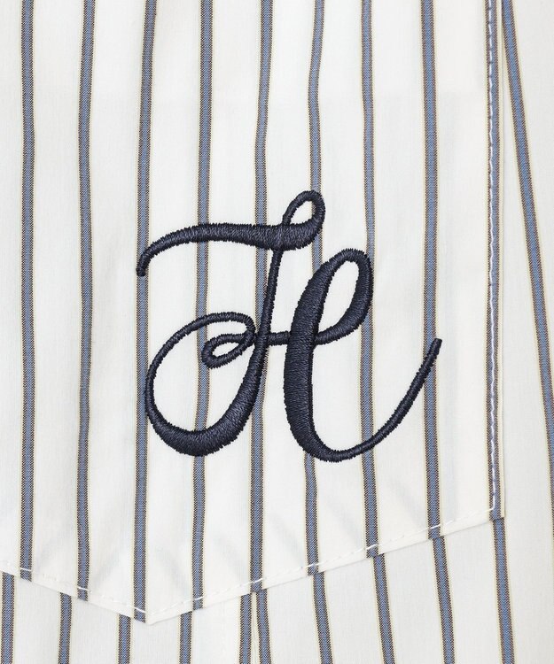 Feroux 【2WAY】リボンタイシャツ ワンピース ホワイト系1