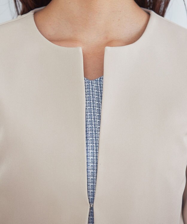 Tiaclasse 【新色追加・洗える】タックポケットジャレロ ベージュ