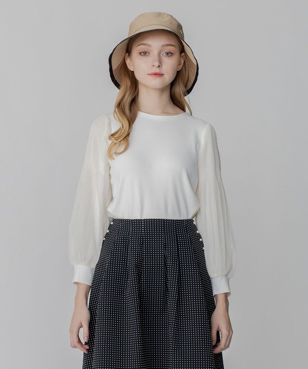 TOCCA 【洗える！】RIPPLE プルオーバー アイボリー系