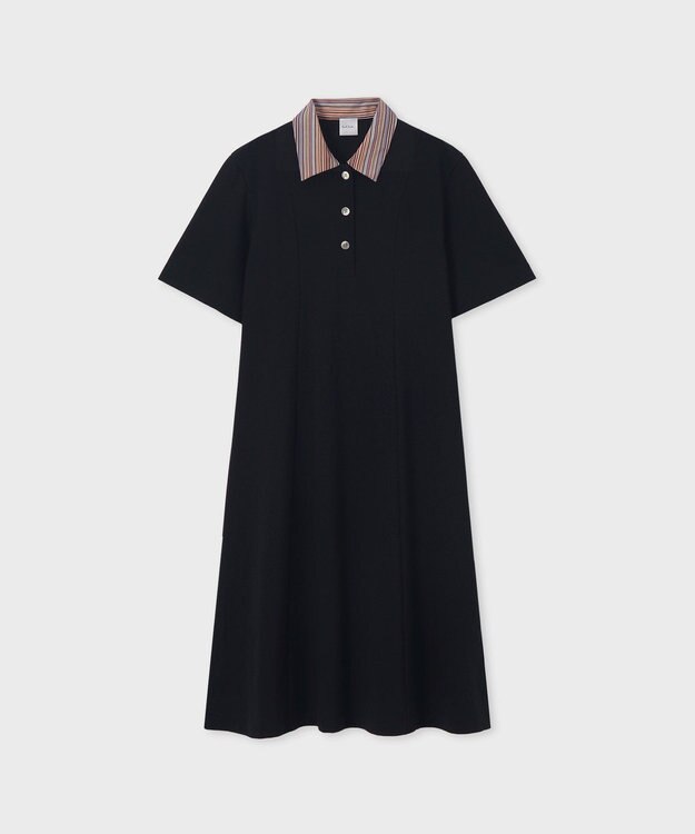 Paul Smith Signature Stripe ハーフスリーブ ワンピース ブラック