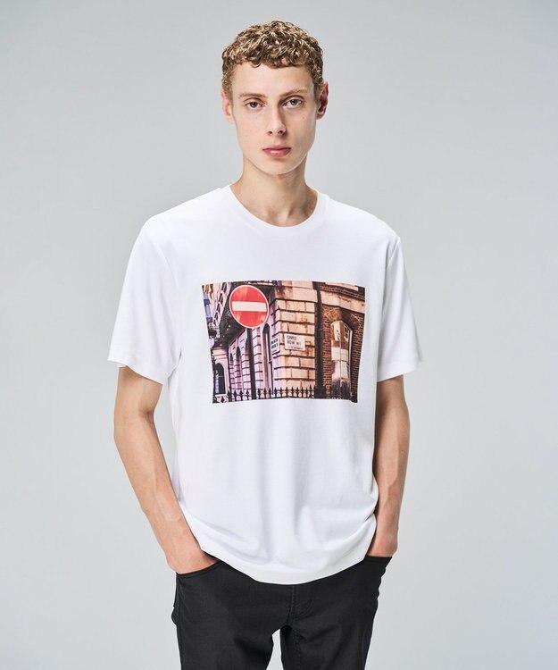JOSEPH HOMME 【LEON 掲載】＜WEB限定カラーあり＞フォトグラフィックロンドン / アートプリント半袖Tシャツ 【WEB限定カラー】ホワイト系9