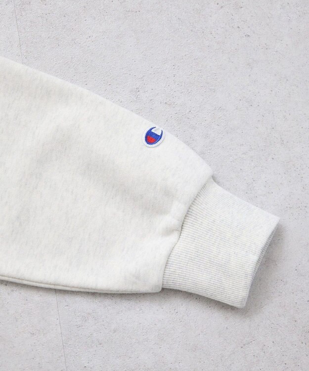 earth music&ecology チャンピオン　ｅｍａｅハーフジップ裏毛プルオーハ Oatmeal