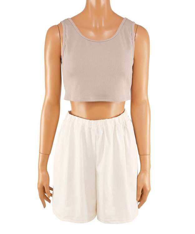 San-ai Resort（三愛水着楽園） ★新色ブラック×ライトグレー入荷【UPF50＋】シャツ・ショートパンツ付き４点セット　9M・11L　【San-ai Resort（サンアイリゾート）】 ホワイト×ライトグレー