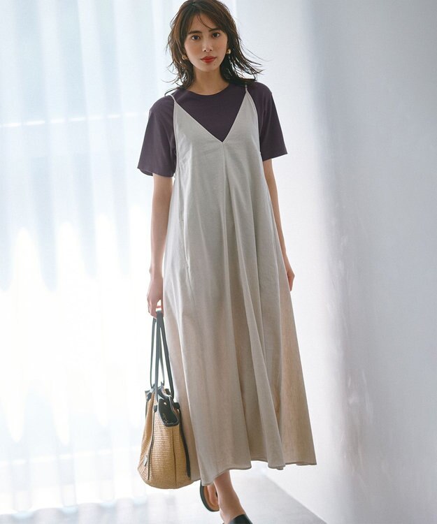 23区 【CLASSY.6月号掲載】雑材ミドル トートバッグ ブラックミックス