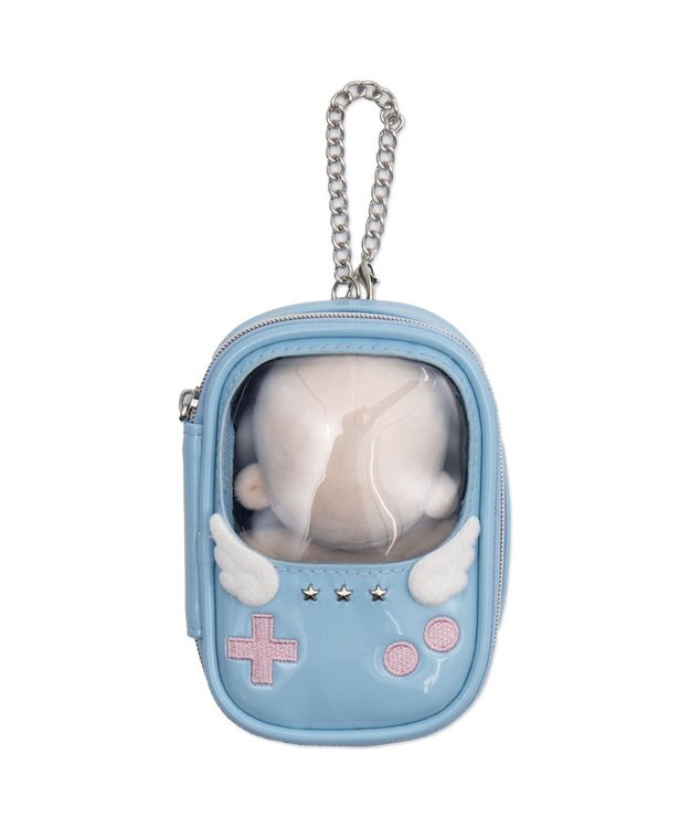 WEGO 【痛バ＆推し活グッズ】GAMEぬいポーチ サックス