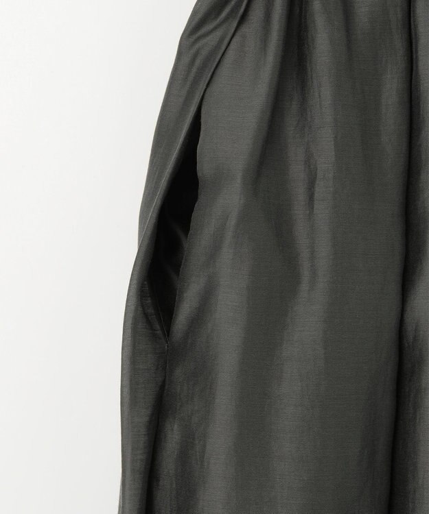 自由区 【洗える】エアリー スカート スレート