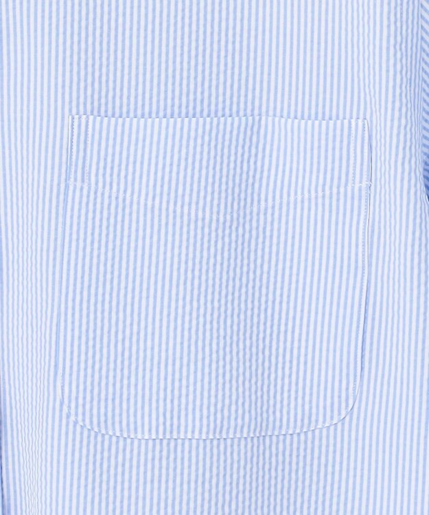 J.PRESS MEN 過酷な夏を乗り切るマストな1着！【 高通気性 / 軽量 / ノンアイロン / 撥水】【BEAT HEAT SYSTEM】半袖シャツ / B.D. サックスブルー系1