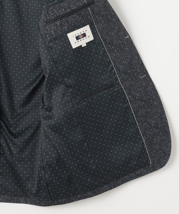 JOSEPH ABBOUD 【ストレッチ】フランネルジャージ ジャケット グレー系7