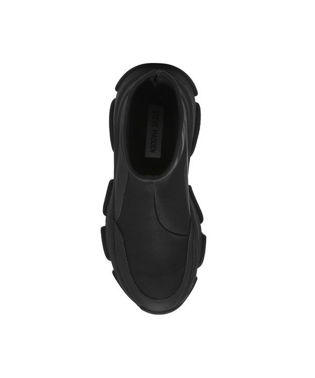 STEVE MADDEN VROOMS バッグジップスニーカーブーツ ブラックブラック